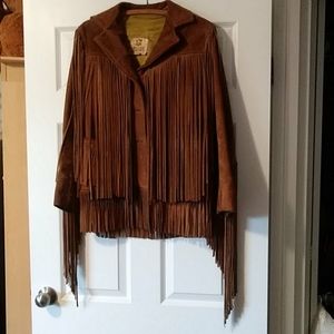 Ladies Buckskin Jacket Size 12